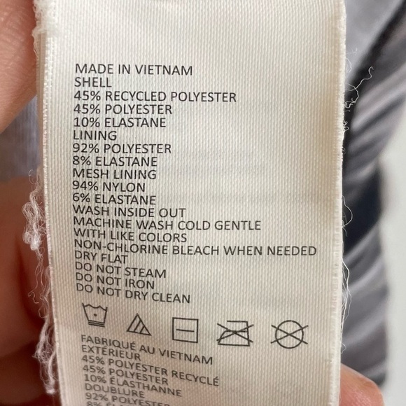 PrAna Shauna Racerback Active Dress, Black Rainblur, Size XS - Picture 8 of 8